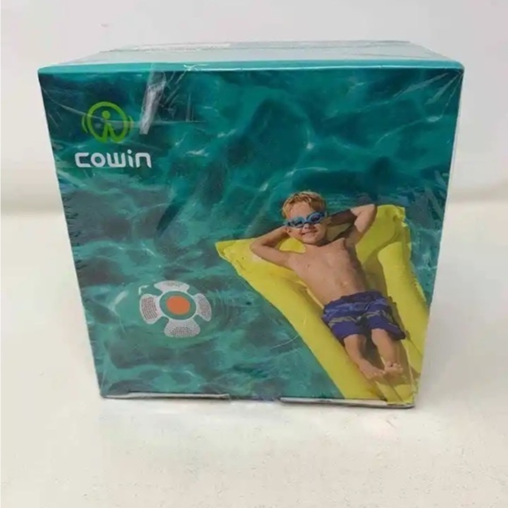 COWIN IPX7 Floating Waterproof Bluetooth Speaker‎ Portable Wireless LED Lights